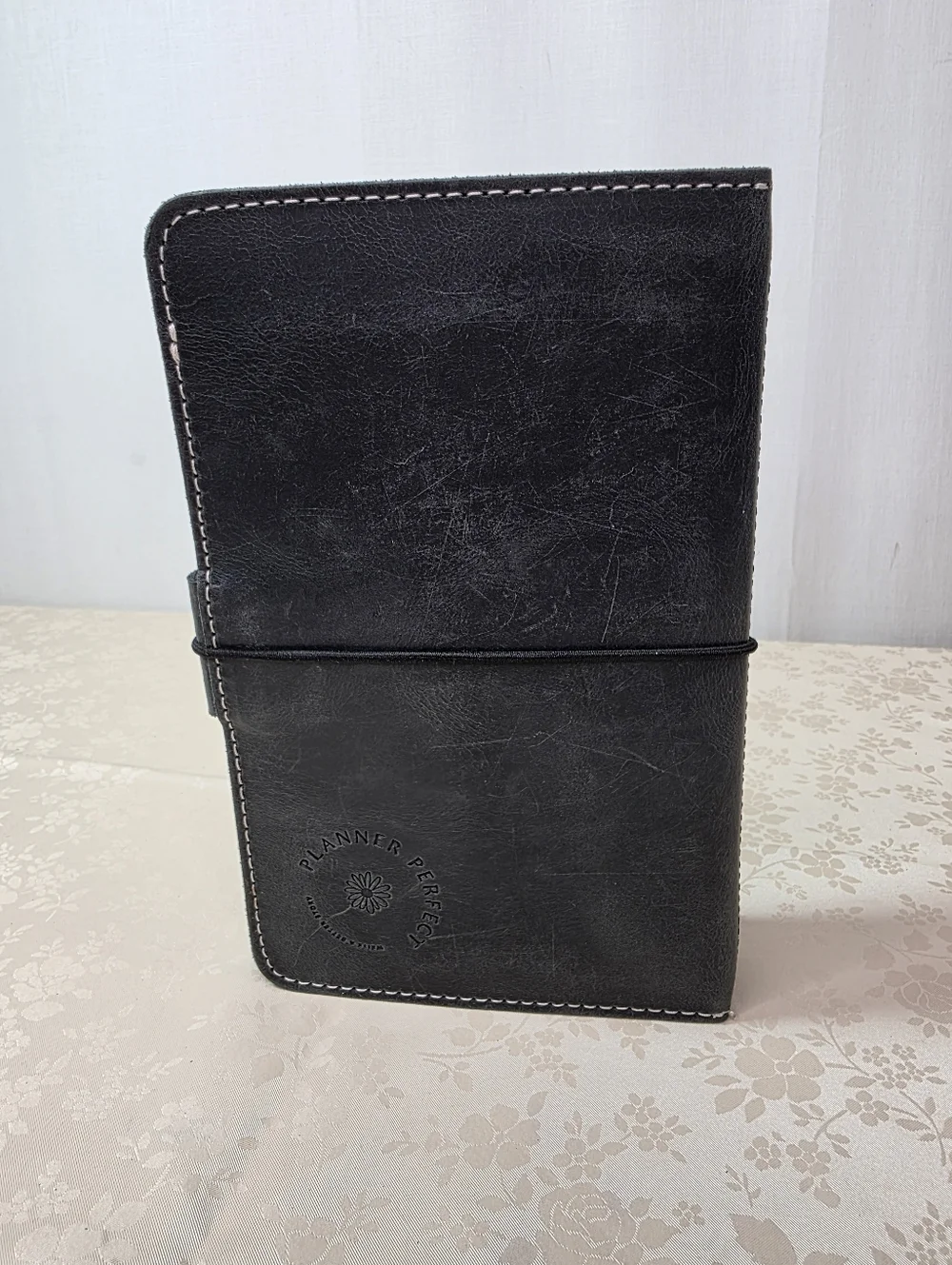 Planner Perfect B6 Leather Traveler’s Notebook Cover - Black Everyday Organized